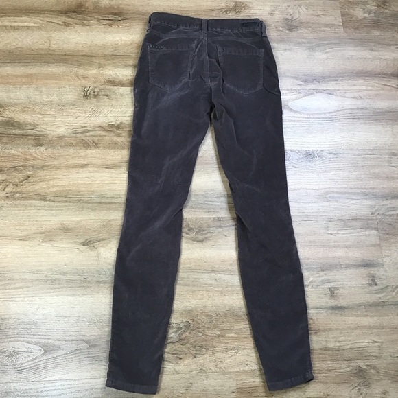 BLANK NYC Pants Size 27 Spray On Skinny Leg Soft Velvet Fabric Dark Brown - Picture 3 of 14